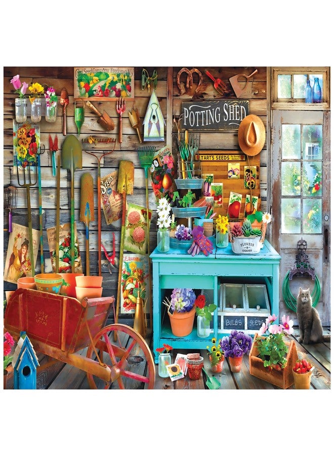 Roseart - Hobby Haven - The Potting Shed - 1000 Piece Jigsaw Puzzle for Adults - Image 1